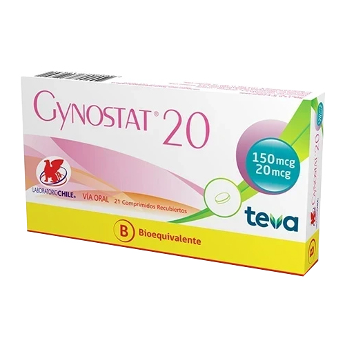 GYNOSTAT-20 COMPRIMIDOS RECUBIERTOS