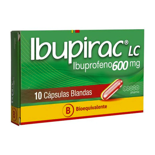 IBUPIRAC LC CÁPSULAS BLANDAS 600 mg