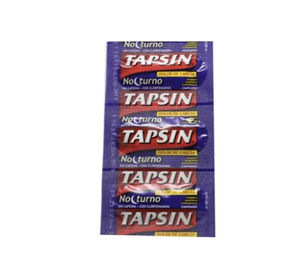 TAPSIN COMPUESTO NOCHE PLUS COMPRIMIDOS RECUBIERTOS