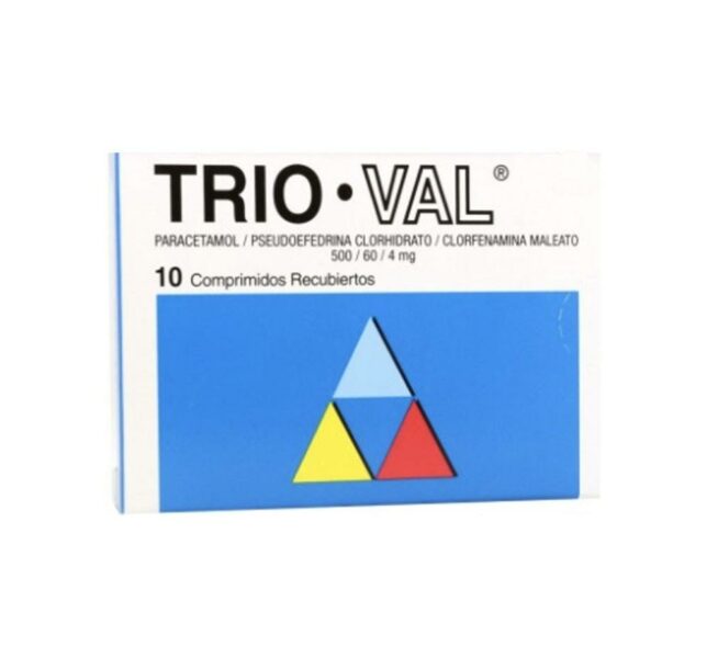 TRIO VAL- F COMPRIMIDOS RECUBIERTOS