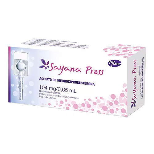 SAYANA PRESS SUSPENSIÓN INYECTABLE 104 mg/0,65 ml (Pfizer)