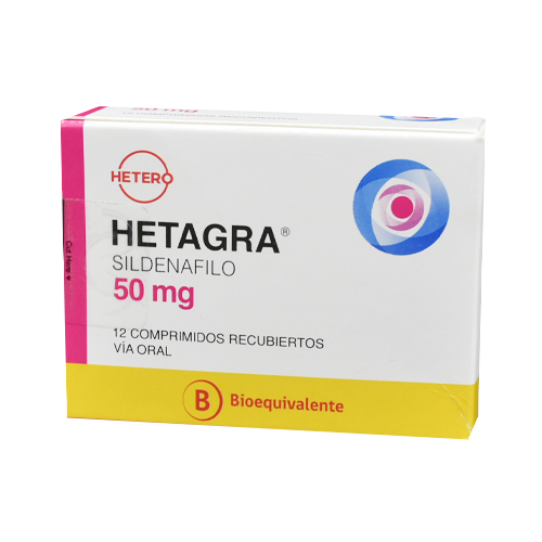 HETAGRA COMPRIMIDOS RECUBIERTOS 100 mg