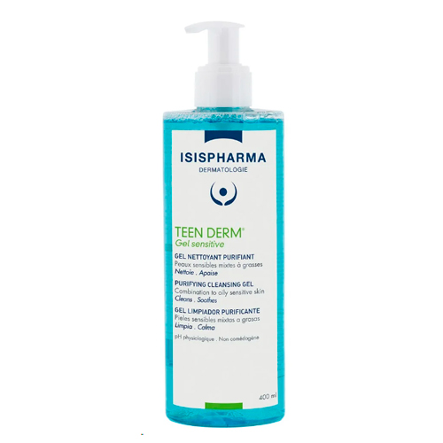 Teen Derm Gel Sensitive Limpiador purificante 400 ml