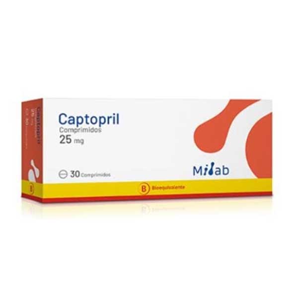 CAPTOPRIL COMPRIMIDOS 25mg