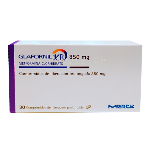 GLAFORNIL XR 750 COMPRIMIDOS DE LIBERACIÓN PROLONGADA 750 mg (METFORMINA)
