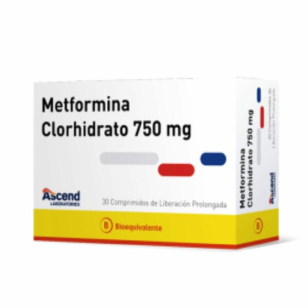 METFORMINA CLORHIDRATO COMPRIMIDOS DE LIBERACIÓN PROLONGADA 750 mg