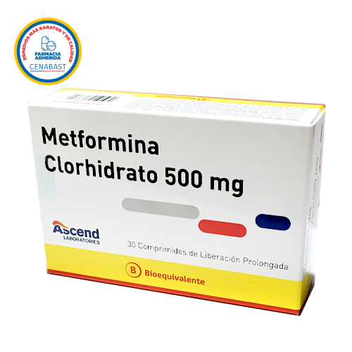 METFORMINA CLORHIDRATO COMPRIMIDOS DE LIBERACIÓN PROLONGADA 1000 mg