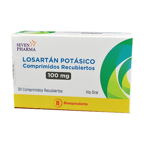LOSARTÁN POTÁSICO COMPRIMIDOS RECUBIERTOS 100 mg