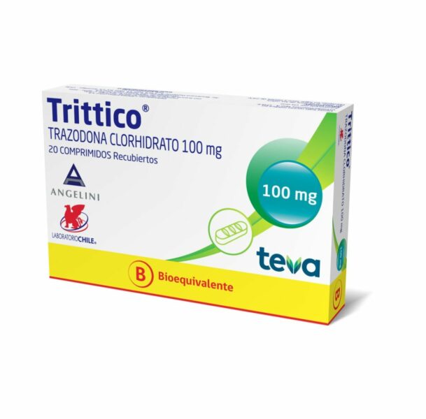TRITTICO COMPRIMIDOS RECUBIERTOS 100 mg