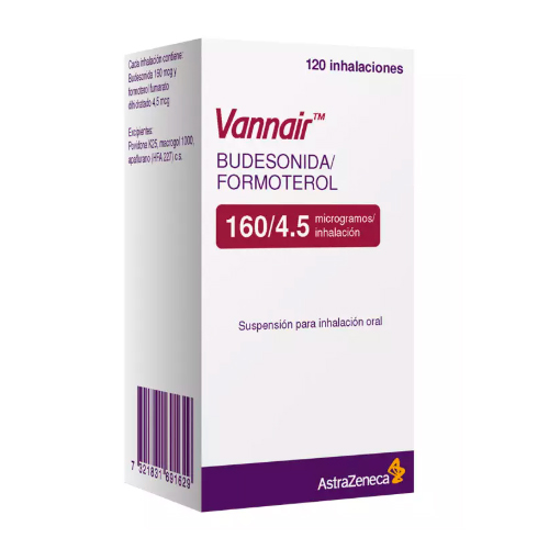 VANNAIR 160/4,5 SUSPENSIÓN PARA INHALACIÓN ORAL