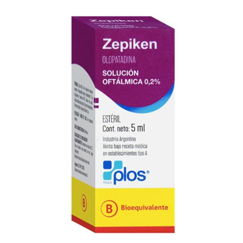 ZEPIKEN SOLUCIÓN OFTÁLMICA 0,2% (OLOPATADINA)