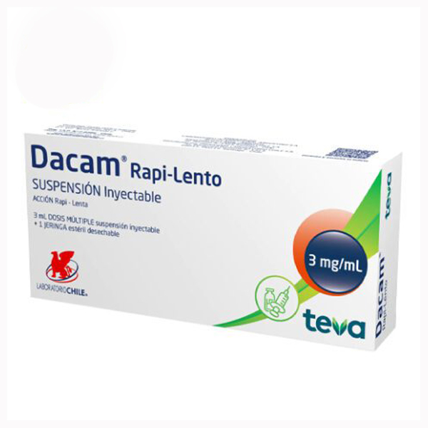 Dacam Rapi-Lento 3mg/ml Inyectable 1 Jeringa DESCUENTO