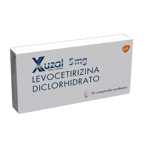 Xuzal Levocetirizina 5mg x 30 Com. Rec