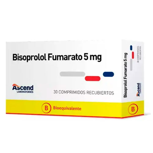 Bisoprolol Fumarato 5mg x 30 comprimidos (cenabast) ascend