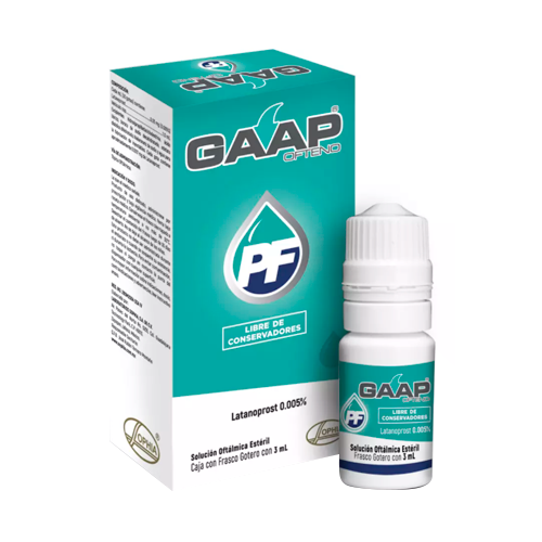GAAP OFTENO PF SOLUCIÓN OFTÁLMICA 0,005% (LATANOPROST)