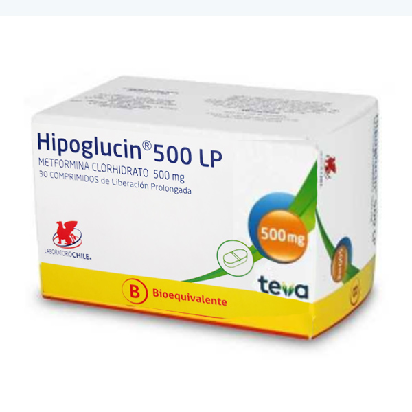 HIPOGLUCIN 500 LP COMPRIMIDOS DE LIBERACIÓN PROLONGADA 500 mg