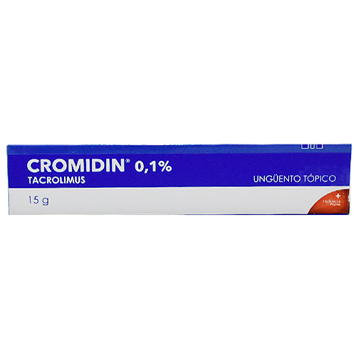 CROMIDIN UNGÜENTO TÓPICO 0,1% (TACROLIMUS)