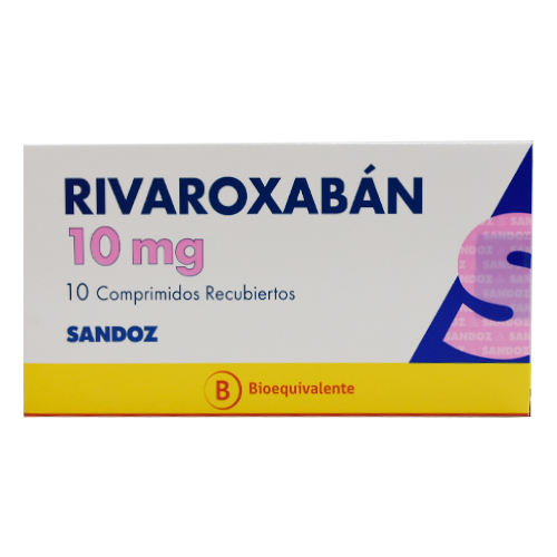 RIVAROXABAN COMPRIMIDOS RECUBIERTOS 10 mg
