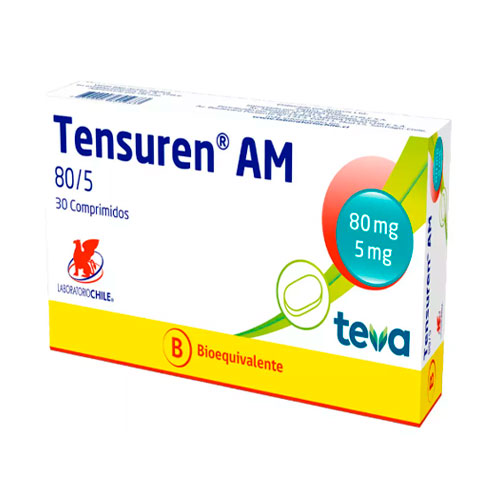 Tensuren AM 80 mg / 5 mg x 30 comprimidos