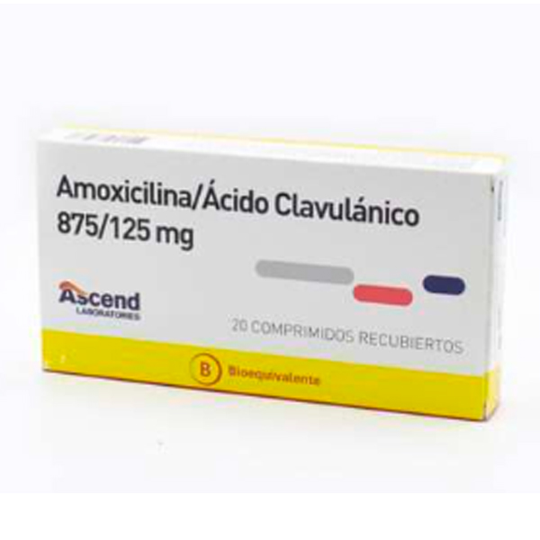 Amoxicilina+Ácido 875mg