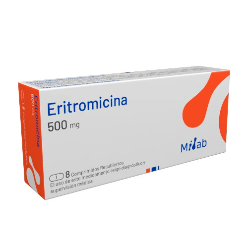 ERITROMICINA COMPRIMIDOS 500 mg