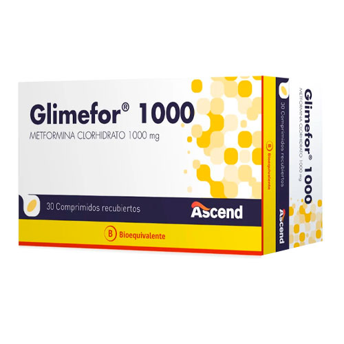 Glimefor Comprimidos Recubiertos 1000 mg