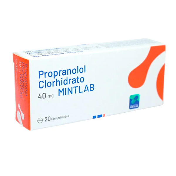 PROPRANOLOL CLORHIDRATO COMPRIMIDOS 40 mg