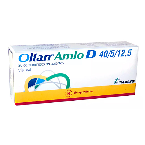 Oltan Amlo D 40/5/12.5 x 30 Comprimidos Recubiertos