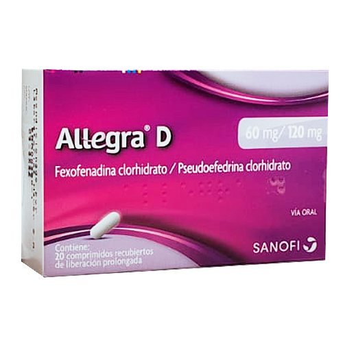 ALLEGRA - D COMPRIMIDOS RECUBIERTOS DE LIBERACIÓN PROLONGADA