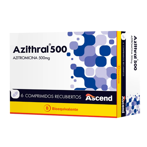 AZITHRAL COMPRIMIDOS RECUBIERTOS 500 mg