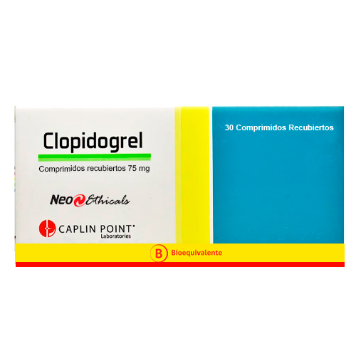 CLOPIDOGREL COMPRIMIDOS RECUBIERTOS 75 mg