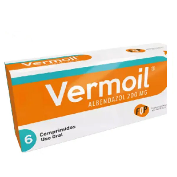Vermoil 200 mg x 6 comprimidos Farmo química DESCUENTO