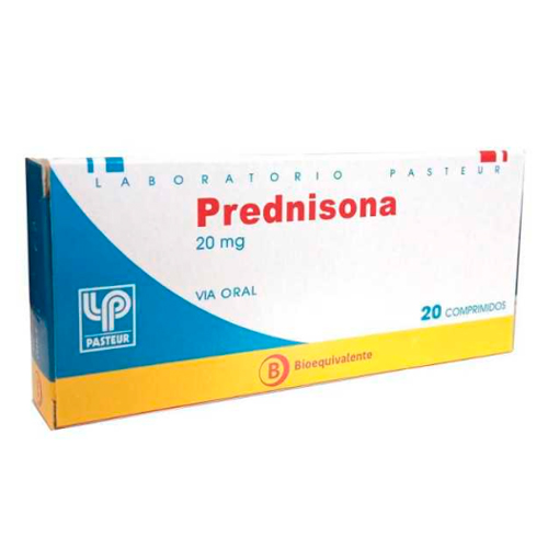Prednisona 20 mg x 20 comprimidos. (Cenabast)