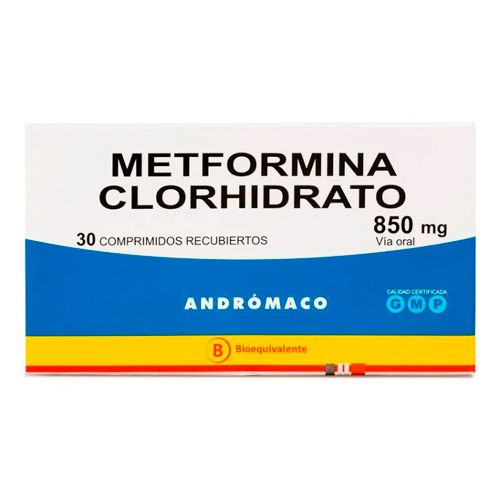METFORMINA CLORHIDRATO COMPRIMIDOS 850 mg