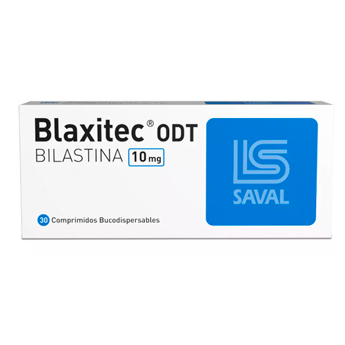 BLAXITEC ODT COMPRIMIDOS BUCODISPERSABLES 10 mg (BILASTINA)