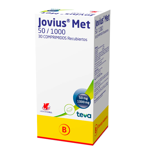 Jovius Met 50/1000 x 60 comprimidos.