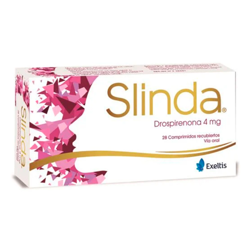 SLINDA COMPRIMIDOS RECUBIERTOS 4 mg (DROSPIRENONA)