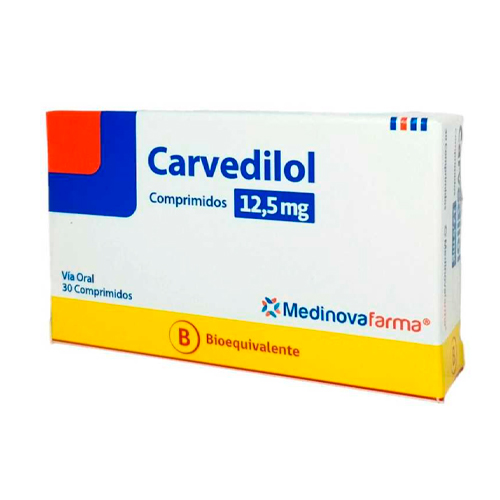 CARVEDILOL COMPRIMIDOS 12,5 mg