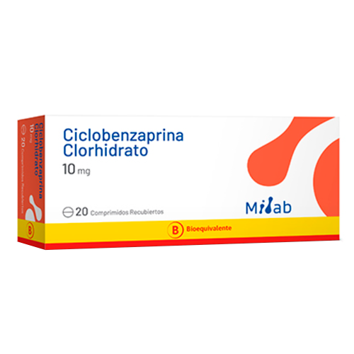 TONALGEN COMPRIMIDOS 10 mg (CICLOBENZAPRINA CLORHIDRATO)