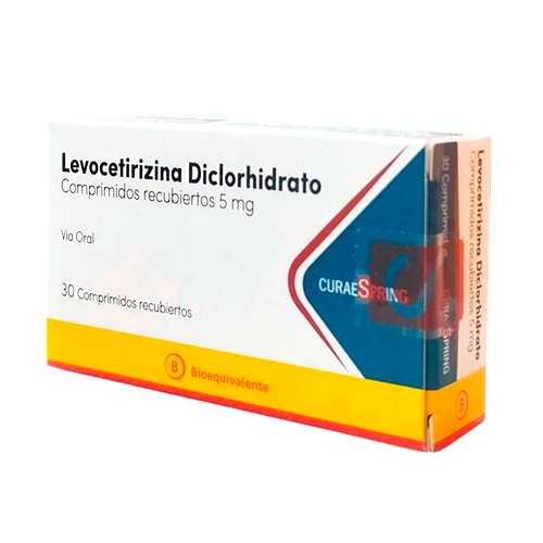 LEVOCETIRIZINA COMPRIMIDOS RECUBIERTOS 5 mg