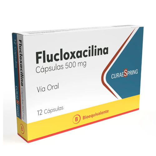 Flucloxacilina 500 mg x 12 Cápsulas