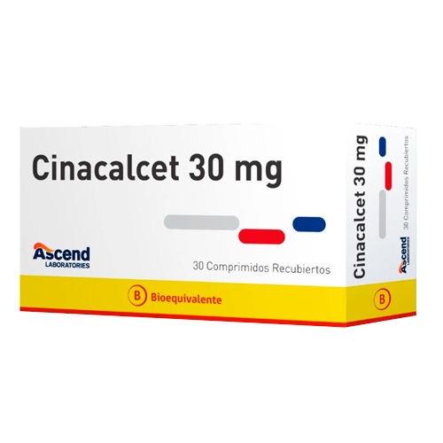 CINACALCET COMPRIMIDOS RECUBIERTOS 30 mg