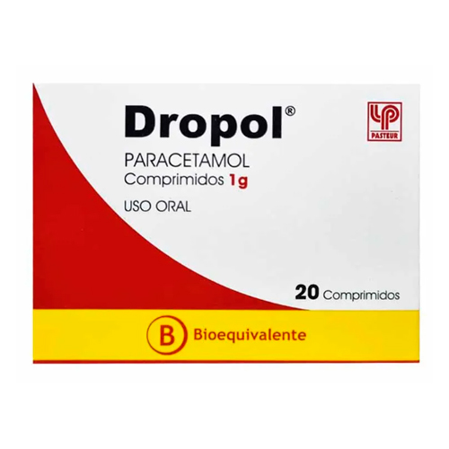 Dropol Paracetamol 1gr x 20 Comprimidos