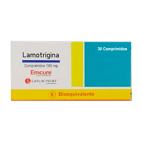 Lamotrigina 100 mg x 30 comprimidos