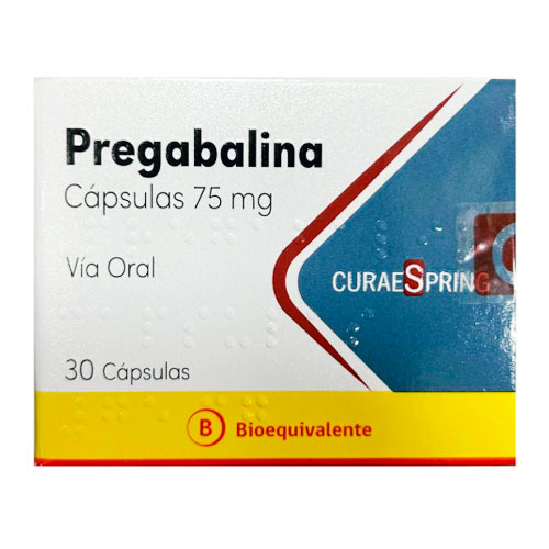 PREGABALINA CAPSULAS 75 mg