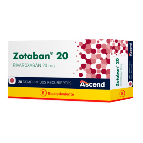 ZOTABAN COMPRIMIDOS RECUBIERTOS 20 mg (RIVAROXABÁN)