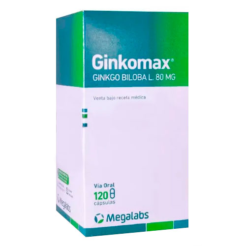 Ginkomax 80 mg x 120 cápsulas