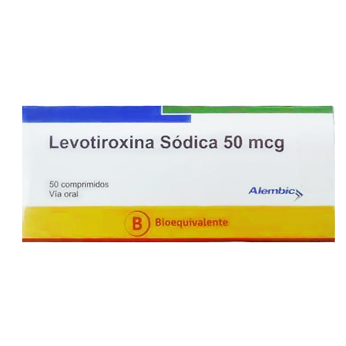 Levotiroxina 50 mcg x 50 Comprimidos (Cenabast)