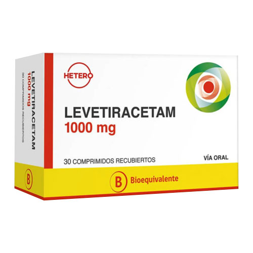 Levetiracetam 1000 mg x 30 Comprimidos Recubiertos