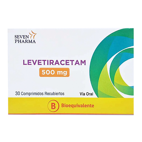 LEVETIRACETAM COMPRIMIDOS RECUBIERTOS 500 mg